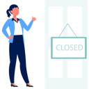 پیش‌نمایش فایل girl-puts-closed-board-on-door-12055547 از پک بسته