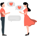 پیش‌نمایش فایل boy-and-girl-sending-heart-each-other-11992475 از پک رابطه و ارتباط