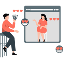پیش‌نمایش فایل boy-catches-hearts-sending-from-girl-11992521 از پک رابطه و ارتباط