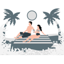 پیش‌نمایش فایل couple-enjoying-at-beach-11992493 از پک رابطه و ارتباط