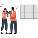 پیش‌نمایش فایل couple-gets-gift-together-11992502 از پک رابطه و ارتباط