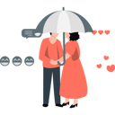 پیش‌نمایش فایل couple-standing-very-close-under-umbrella-11992447 از پک رابطه و ارتباط