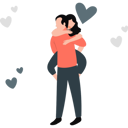 پیش‌نمایش فایل girl-and-boy-are-hugged-around-waist-11992512 از پک رابطه و ارتباط