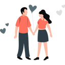 پیش‌نمایش فایل husband-giving-balloon-to-wife-11992523 از پک رابطه و ارتباط