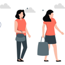 پیش‌نمایش فایل ladies-are-going-for-shopping-11992496 از پک رابطه و ارتباط
