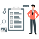 پیش‌نمایش فایل businessman-prepares-work-list-11992542 از پک خدمات تست