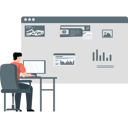 پیش‌نمایش فایل businessman-working-on-business-presentation-11992552 از پک خدمات تست