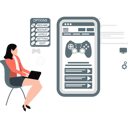پیش‌نمایش فایل developer-building-video-game-application-11992534 از پک خدمات تست