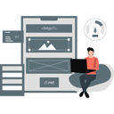 پیش‌نمایش فایل developer-creating-professional-website-11992564 از پک خدمات تست