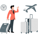 پیش‌نمایش فایل businessman-going-business-trip-12234473 از پک تور کاری