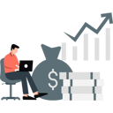 پیش‌نمایش فایل businessman-working-on-financial-growth-12234498 از پک تور کاری