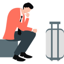 پیش‌نمایش فایل businessman-worried-about-traveling-12234479 از پک تور کاری
