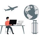 پیش‌نمایش فایل man-online-booking-for-flight-12234436 از پک تور کاری