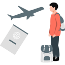 پیش‌نمایش فایل man-ready-to-flight-travel-12234426 از پک تور کاری