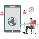 پیش‌نمایش فایل man-showing-online-business-on-mobile-12234478 از پک تور کاری