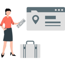 پیش‌نمایش فایل woman-finalize-trip-location-12234398 از پک تور کاری