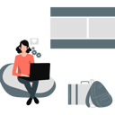 پیش‌نمایش فایل woman-making-trip-plan-12234405 از پک تور کاری