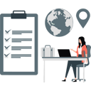 پیش‌نمایش فایل woman-showing-checklist-her-trip-sightseeing-location-12234442 از پک تور کاری