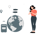 پیش‌نمایش فایل woman-using-mobile-for-world-tour-location-12234440 از پک تور کاری