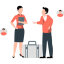 پیش‌نمایش فایل young-man-and-girl-discussion-business-work-12234501 از پک تور کاری