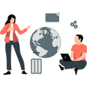 پیش‌نمایش فایل young-man-and-girl-setting-up-plan-for-trip-12234481 از پک تور کاری