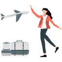 پیش‌نمایش فایل young-woman-happy-to-business-travel-12234465 از پک تور کاری