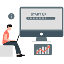 پیش‌نمایش فایل man-doing-loading-monitor-screen-12260126 از پک مدیریت