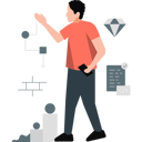 پیش‌نمایش فایل man-pointing-business-workflow-12260140 از پک مدیریت