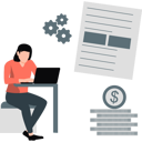 پیش‌نمایش فایل woman-checking-business-investment-12260163 از پک مدیریت