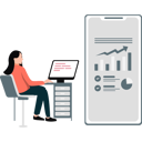 پیش‌نمایش فایل woman-looking-growth-graph-12260131 از پک مدیریت