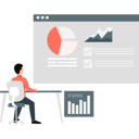 پیش‌نمایش فایل businessman-checking-webpage-statistics-report-12837626 از پک گزارش
