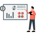 پیش‌نمایش فایل businessman-pointing-at-pie-chart-report-12837723 از پک گزارش