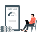 پیش‌نمایش فایل businessman-showing-credit-score-12837686 از پک گزارش