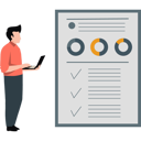 پیش‌نمایش فایل businessman-showing-pie-chart-on-document-file-12837720 از پک گزارش