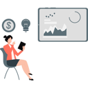 پیش‌نمایش فایل businesswoman-thinking-about-new-idea-of-analytics-graph-12837631 از پک گزارش