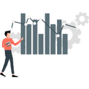 پیش‌نمایش فایل employee-setting-on-analytics-graph-12837661 از پک گزارش