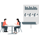 پیش‌نمایش فایل employees-are-discussing-about-presentation-report-12837688 از پک گزارش