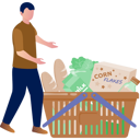 پیش‌نمایش فایل the-boy-is-doing-lot-of-shopping-in-market-12893519 از پک خرید خواربار