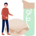 پیش‌نمایش فایل the-boy-is-presenting-junk-food-12893553 از پک خرید خواربار