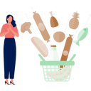 پیش‌نمایش فایل the-girl-is-happy-for-doing-grocery-shopping-12893514 از پک خرید خواربار