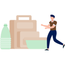 پیش‌نمایش فایل the-man-running-toward-grocery-item-12893560 از پک خرید خواربار