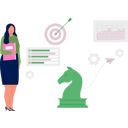 پیش‌نمایش فایل business-lady-holding-file-and-seeing-target-goal-12893905 از پک تاکتیک‌ها