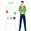 پیش‌نمایش فایل businessman-standing-while-showing-business-chart-12893910 از پک تاکتیک‌ها