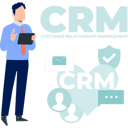 پیش‌نمایش فایل businessman-working-about-crm-protection-12893213 از پک داده‌های مدیریت ارتباط با مشتری