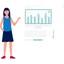 پیش‌نمایش فایل woman-pointing-web-analytic-graph-12893191 از پک داده‌های مدیریت ارتباط با مشتری