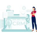 پیش‌نمایش فایل young-girl-thinking-about-crm-customer-12893207 از پک داده‌های مدیریت ارتباط با مشتری