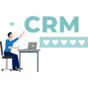 پیش‌نمایش فایل young-man-checking-people-feedback-about-crm-12893217 از پک داده‌های مدیریت ارتباط با مشتری