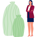 پیش‌نمایش فایل female-standing-near-cactus-plants-13010023 از پک کاکتوس