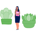پیش‌نمایش فایل girl-holding-file-standing-near-plant-pot-13009989 از پک کاکتوس