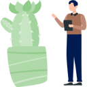 پیش‌نمایش فایل man-discussing-mammillaria-cactus-13010021 از پک کاکتوس